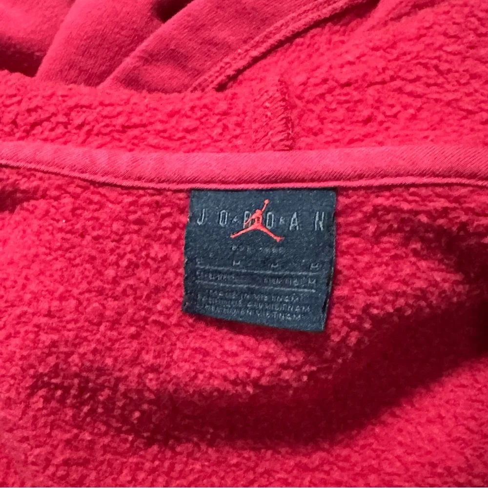 Nike Air Jordan Boys Full-Zip Red Hoodie Jumpman Logo size Medium